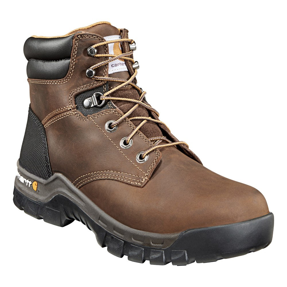 حذاء عمل Carhartt Rugged Flex 6" للرجال مع مقدمة مركبة متوسطة/عريضة، بني