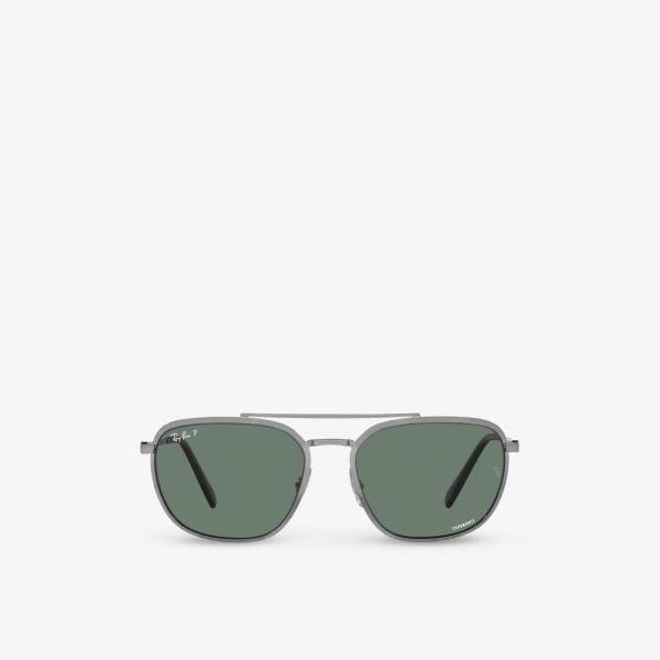 RB3708 Chromance Bronze Ray-Ban Sunglasses, Gray