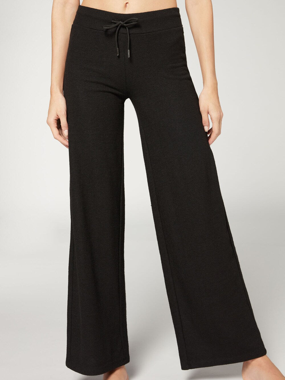 Calzedonia wide trousers, black