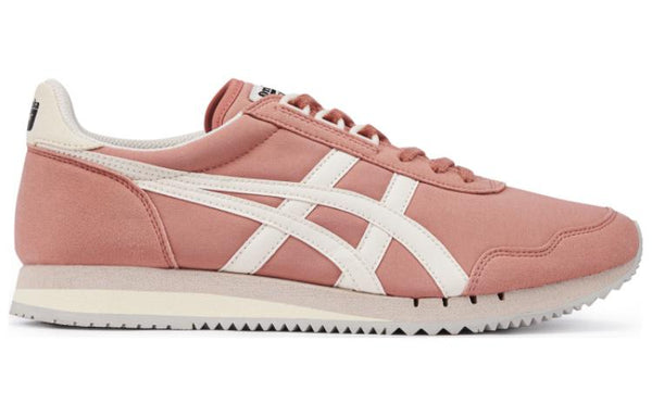 حذاء الجري الماراثوني ثنائي اللون من Onitsuka Tiger باللون الوردي والأبيض