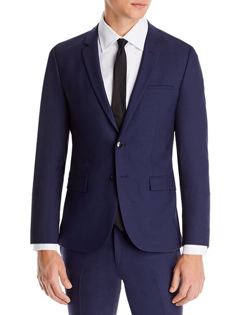 Arti Super Navy Extra Slim Fit HUGO Blazer, Blue