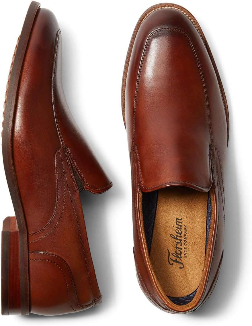 Rucci Moc Toe Slip-On Florsheim Loafers in Cognac Smooth