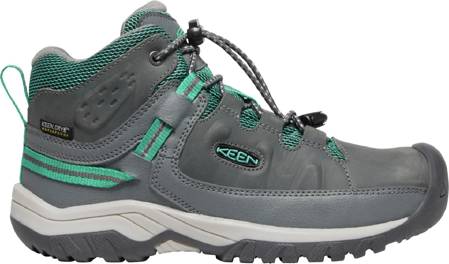 Targhee Mid Waterproof Hiking Boot - Big Kids KEEN, Gray