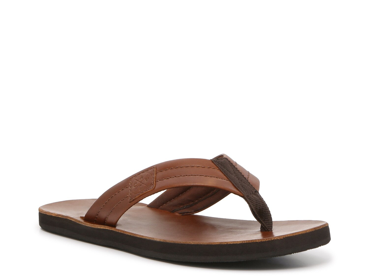 Crown Vintage Adriel slides, dark brown