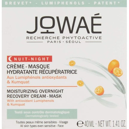 Jowae Moisturizing regenerating night cream-mask for face 40ml, Jowae