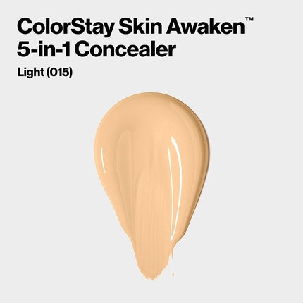 Colorstay Skin Awaken 5-in-1 24/7 Concealer Universal neutralizer بدون عطور وبارابين 015، 8 مل، Revlon