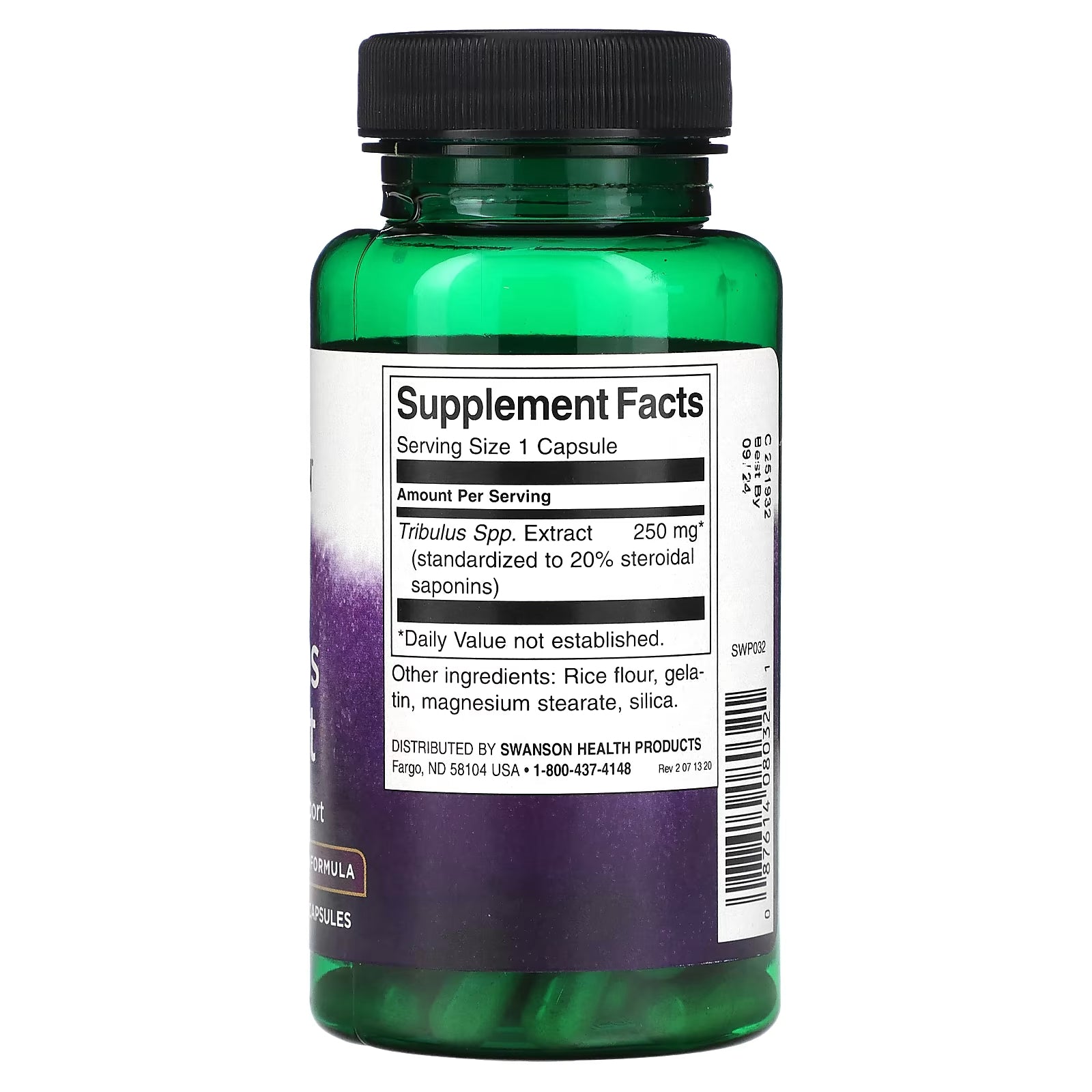 Mega Tribulus Swanson Extract, 60 Capsules