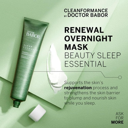 Renewing night mask Doctor Cleanformance for all skin types 1 x 75 ml, Babor