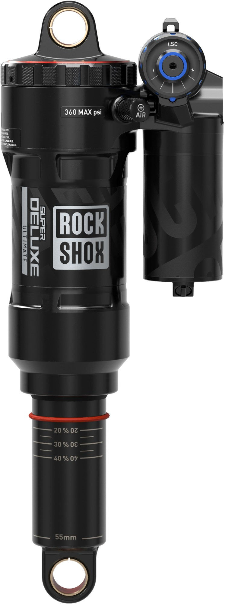 Super Deluxe Ultimate RC2T RockShox shock absorber, black