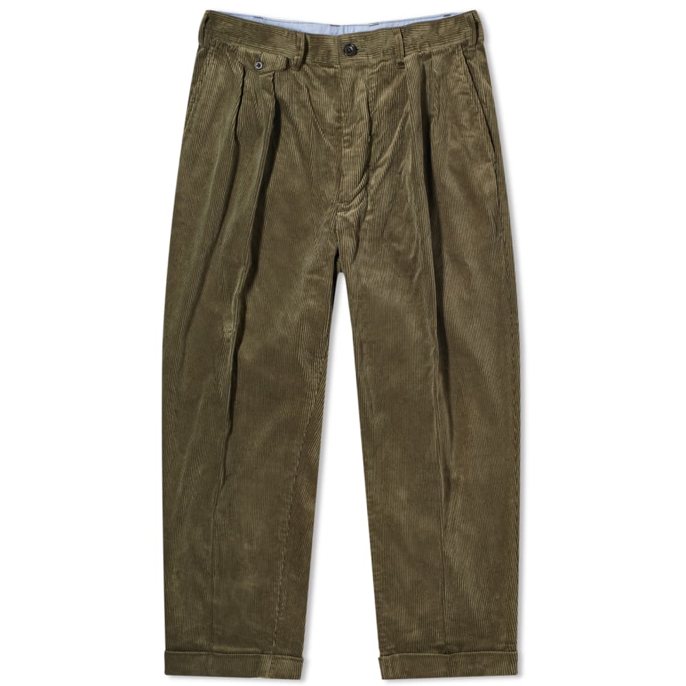 Beams Plus Corduroy Pants with 2 Pleats