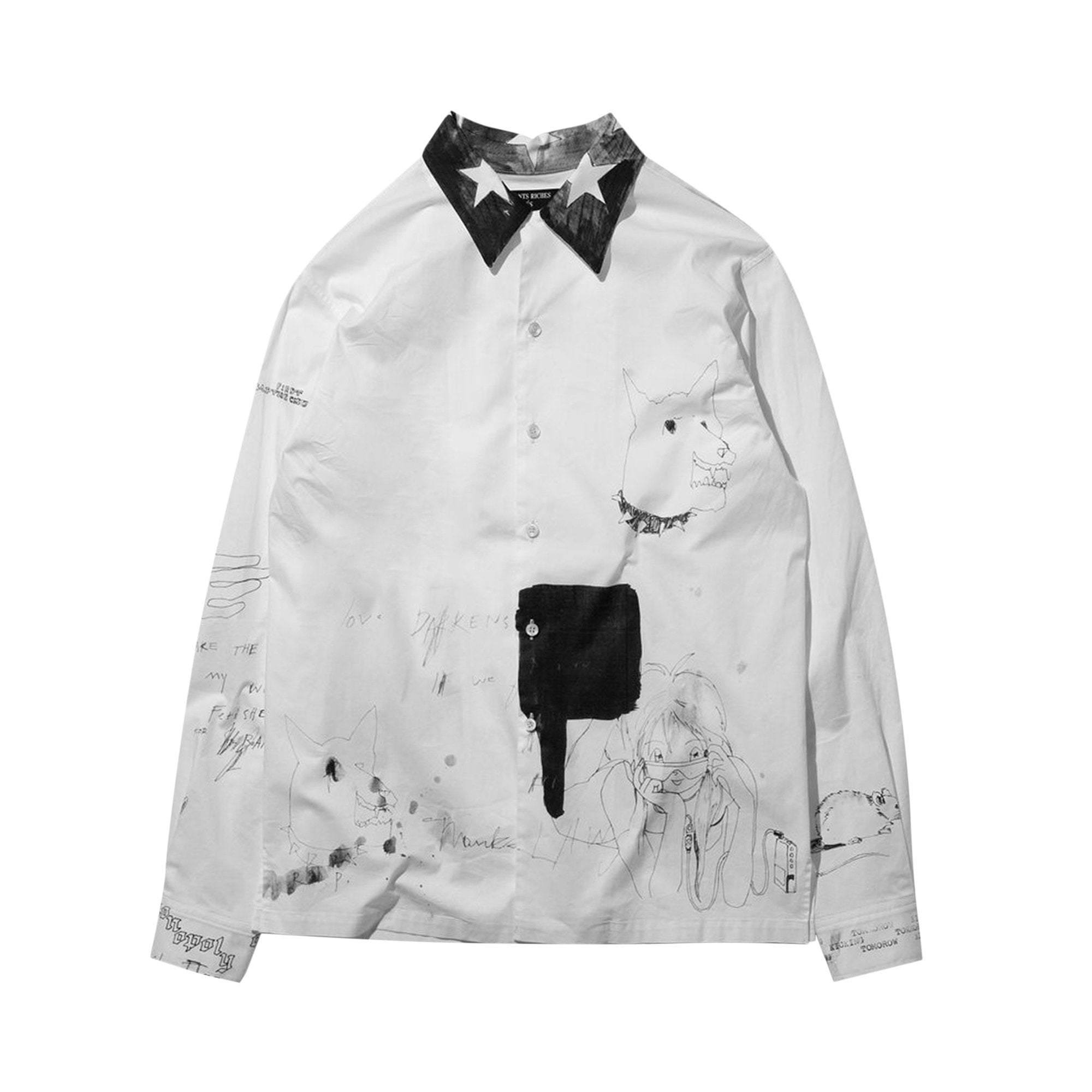 Shirt Enfants Riches Déprimés Untitled 77 Lake Geneva, White/Black