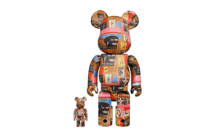 Be@rbrick آندي وارهول × جان ميشيل باسكيات رقم 2 100% و400%