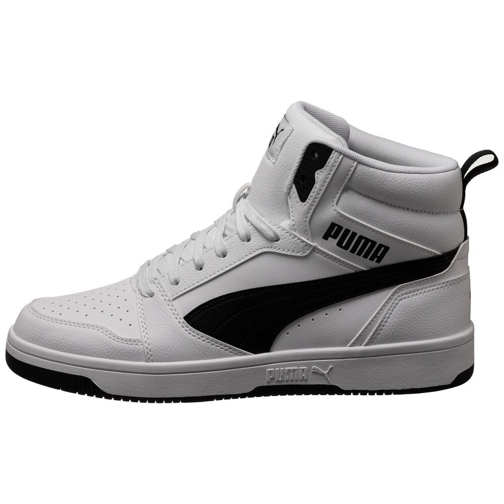 Puma Rebound V6 high-top sneakers, white