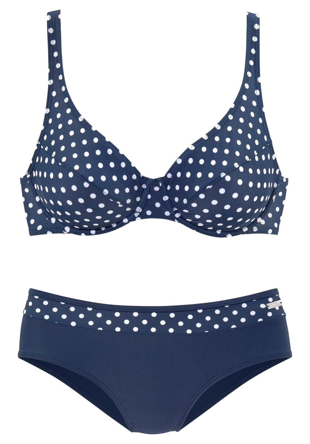 Lascana bikini bra, dark blue