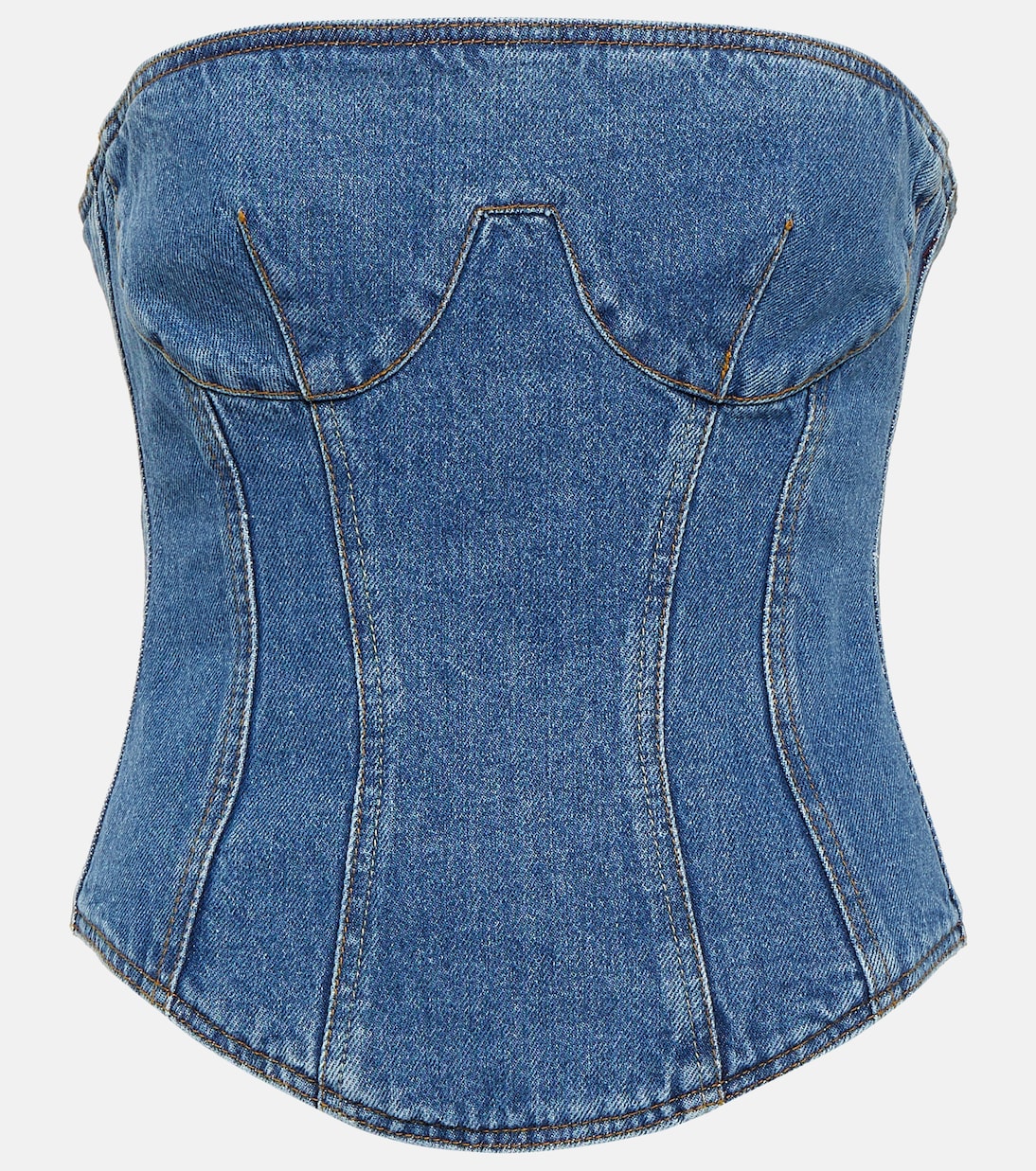 Denim corset Magda Butrym, blue