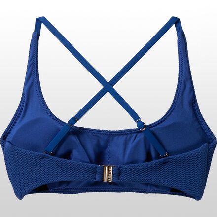 Seadive Women's Seafolly Scoop Neck Halter Bikini Top, Ultramarine