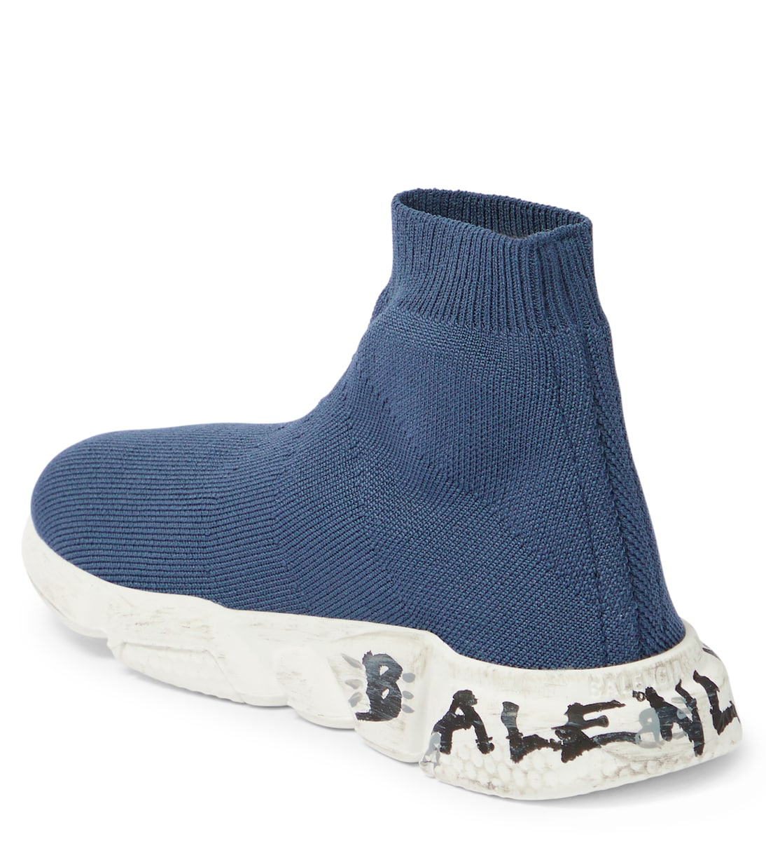 Speed graffiti Balenciaga Kids sneakers, blue