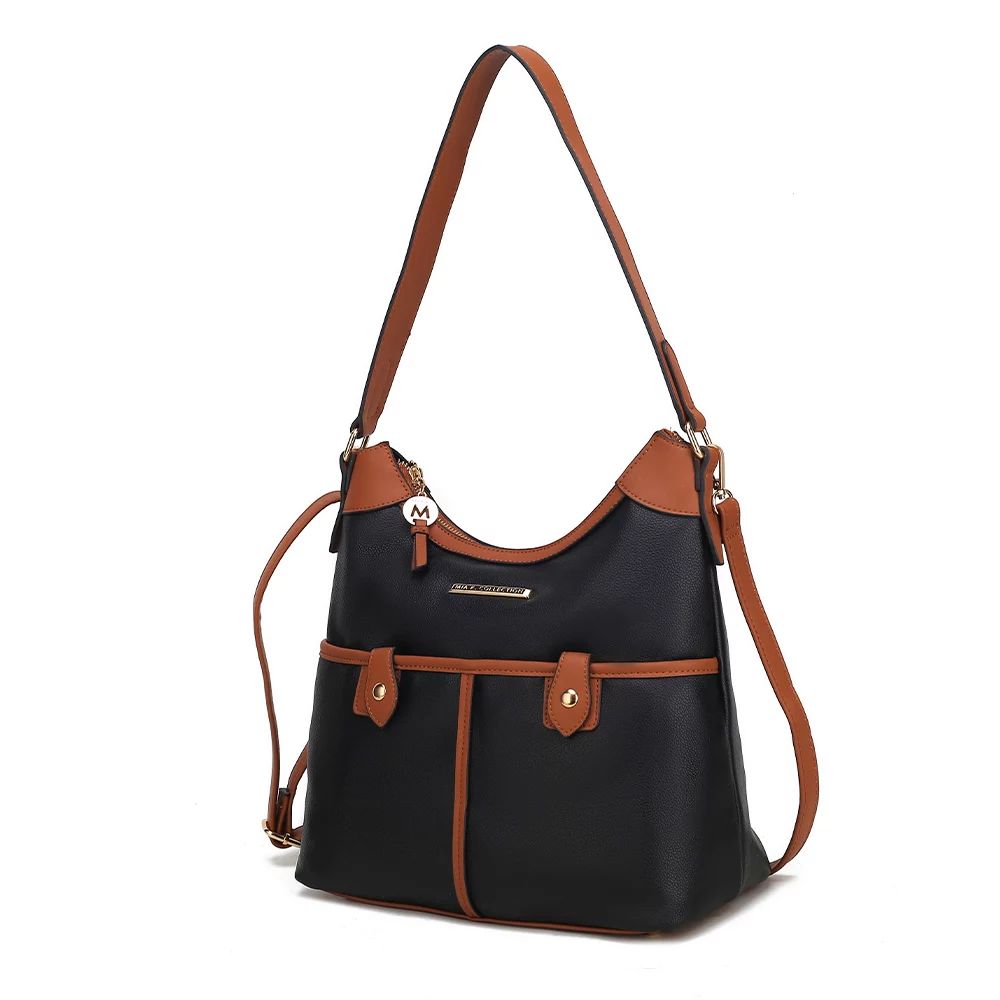 MKF Collection Harper Vegan Colorblock Women's Leather Shoulder Bag by Mia K MKF Collection