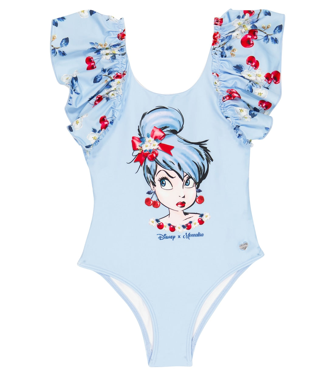 Disney Monnalisa Print Swimsuit, Blue