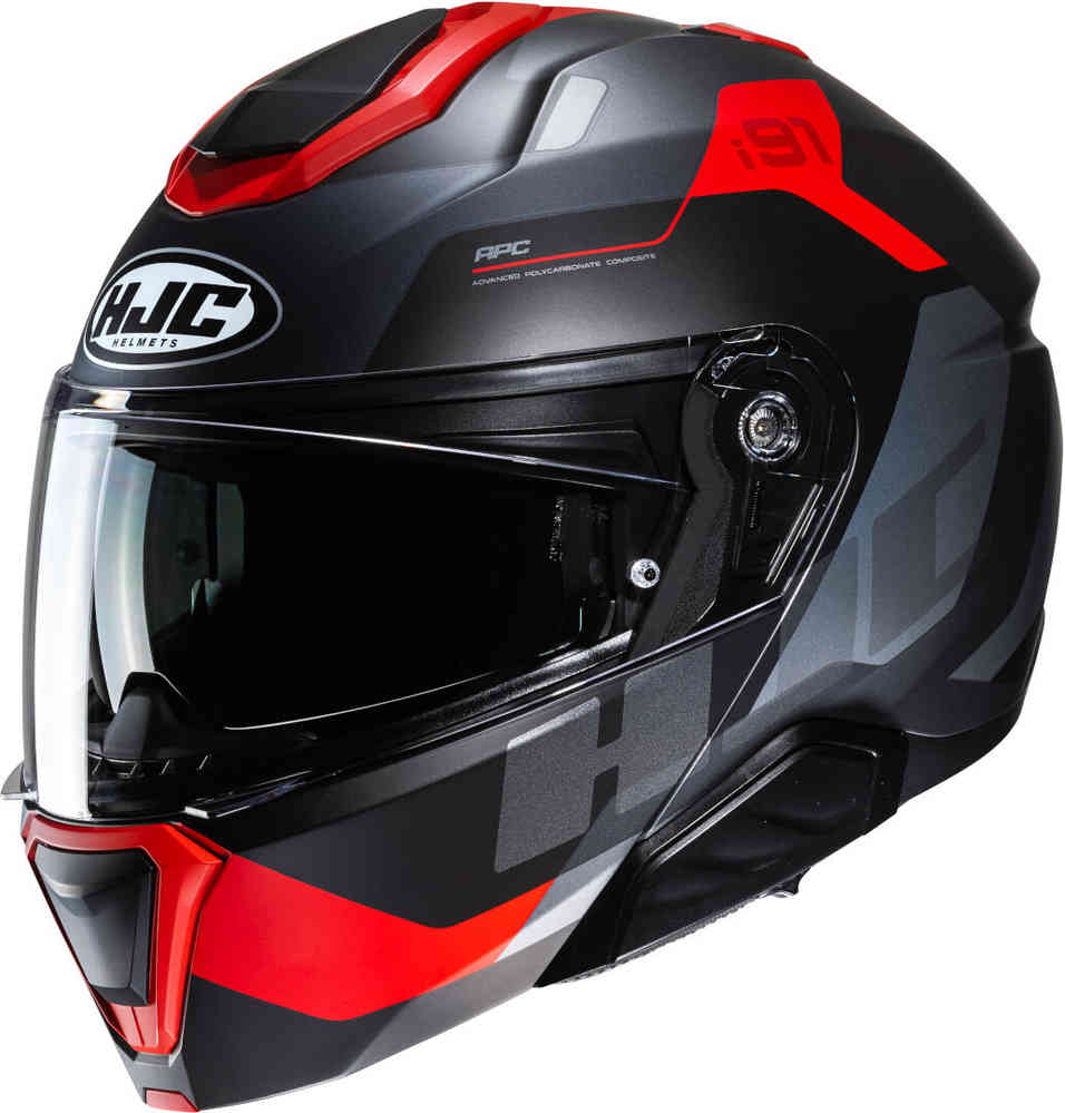 i91 Karst helmet HJC, black/gray/red