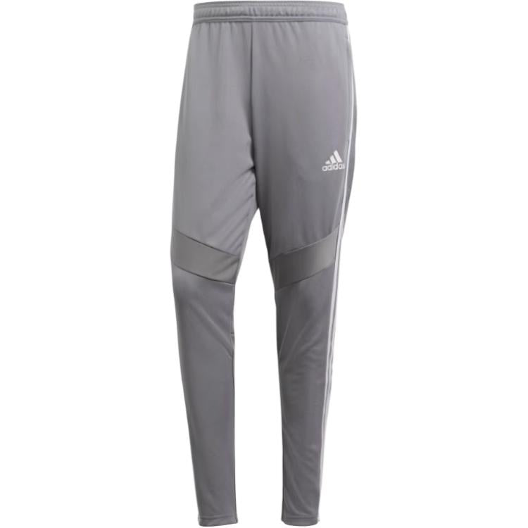 Men's knitted sweatpants gray Adidas, gray