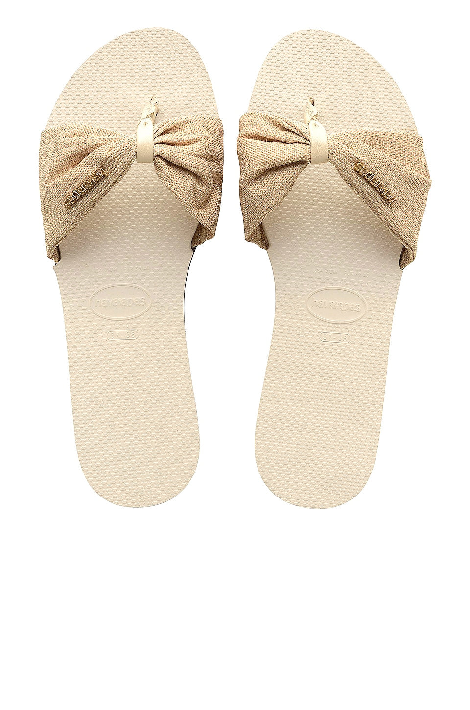 Sandals Havaianas You St. Tropez Shine, beige