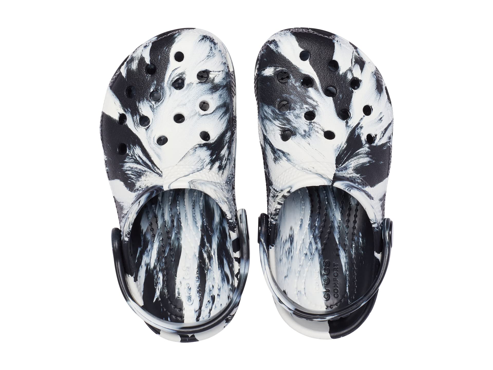 Crocs Kids Classic Marbled Tie-Dye Clog (Toddler)