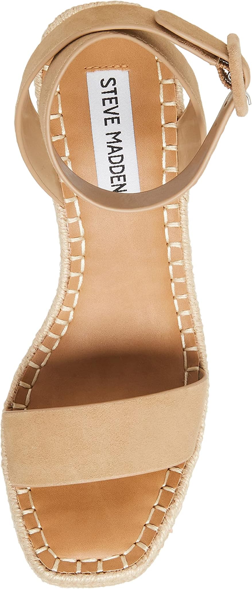 Upstage Wedge Sandal Steve Madden, Tan Suede