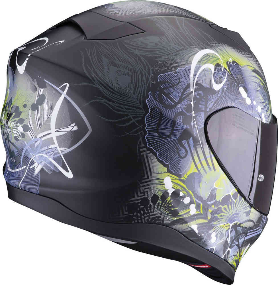 Women's helmet EXO-520 Evo Air Melrose Scorpion, matte black/yellow