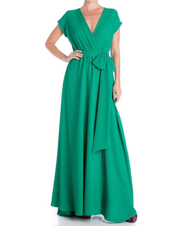 Women's maxi dress Jasmine Meghan Los Angeles, green