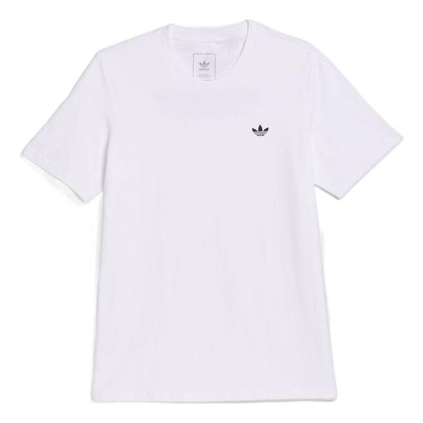 تي شيرت adidas originals Skateboarding 4.0 Logo "White"، باللون الأبيض