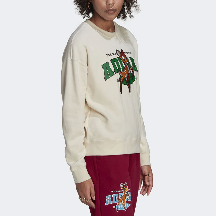 Women's Disney X Disney Sweatshirt, White Adidas Originals