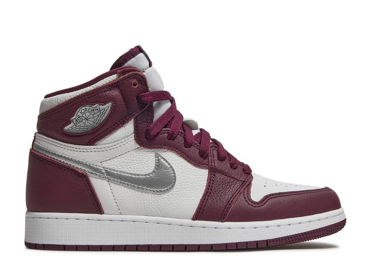 حذاء رياضي AIR JORDAN 1 RETRO HIGH OG GS 'BORDEAUX'،