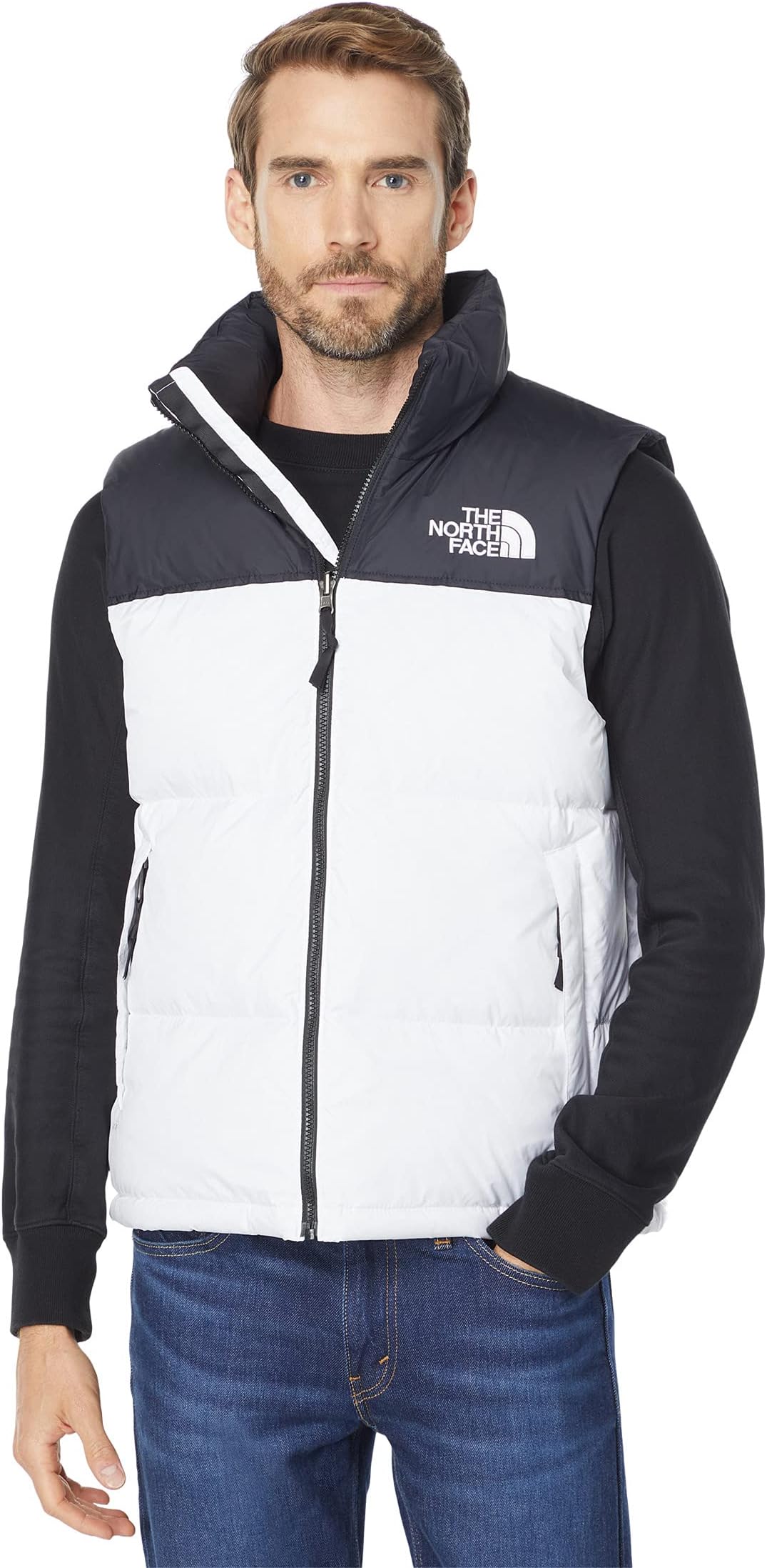 سترة The North Face Retro 1996 Nuptse باللون الأبيض TNF