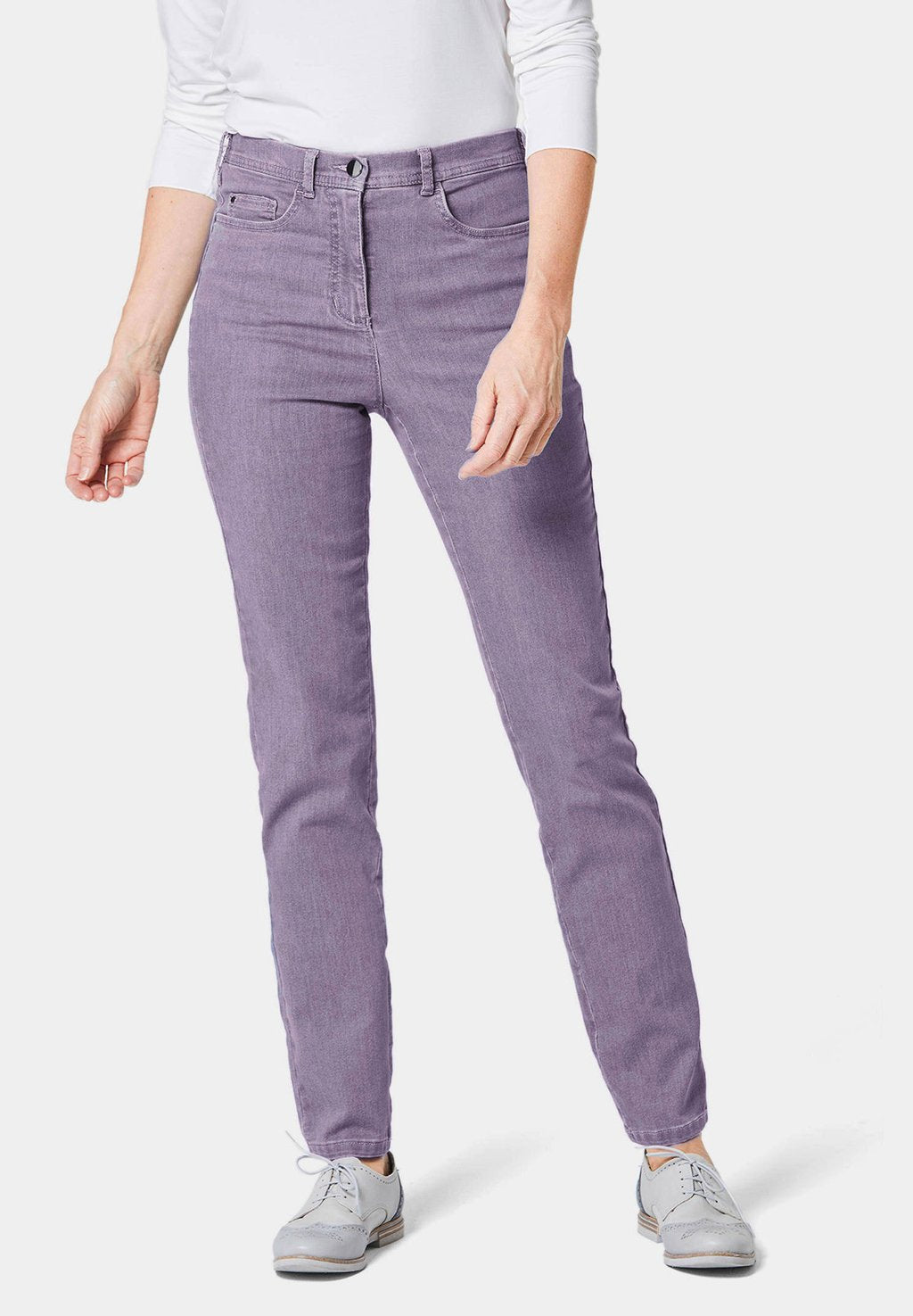 Straight jeans GOLDNER, lavender