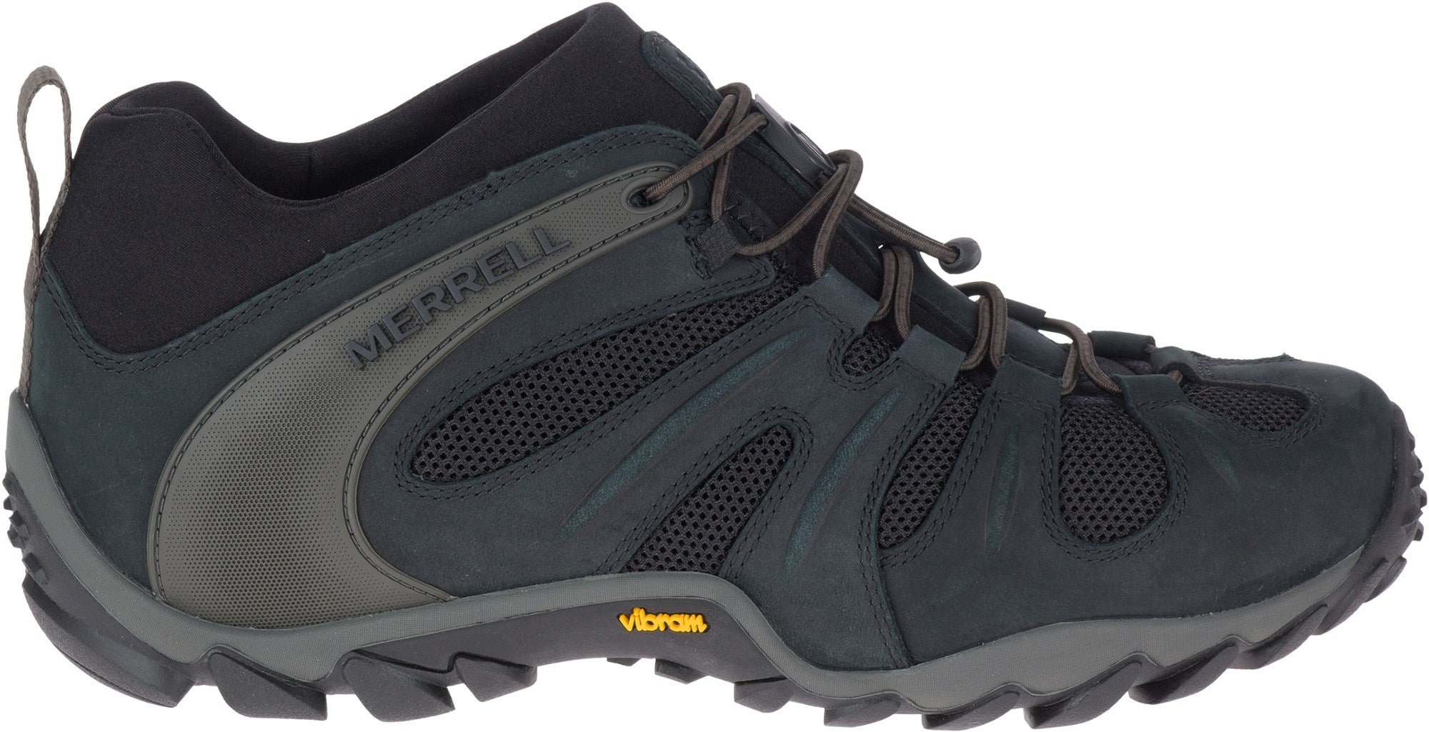 حذاء Merrell Chameleon 8 Stretch Low للرجال للمشي لمسافات طويلة، أسود