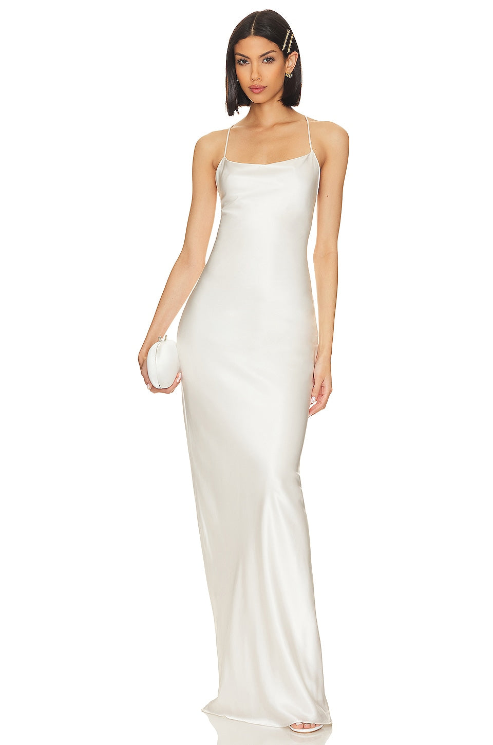 Stone Cold Fox x Revolve Gatsby Gown dress, white