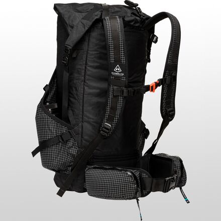 حقيبة ظهر Southwest بسعة 55 لترًا من Hyperlite Mountain Gear، باللون الأسود