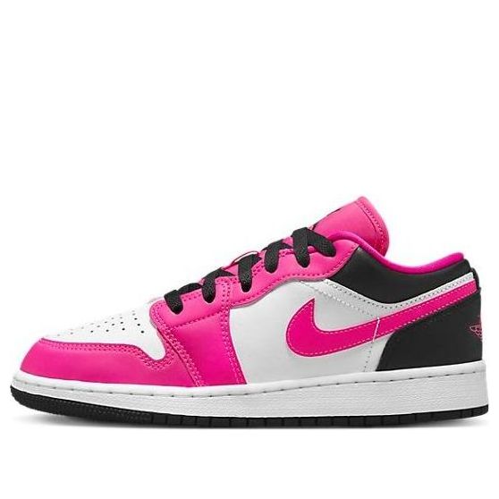 حذاء رياضي (GS) Air Jordan 1 Low 'Fierce Pink'، وردي