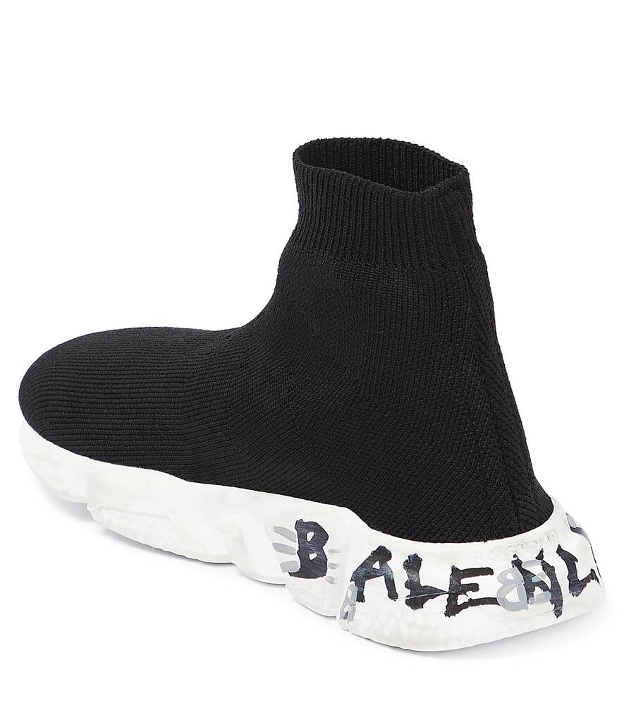 Speed Sock Balenciaga Kids Sneakers, black