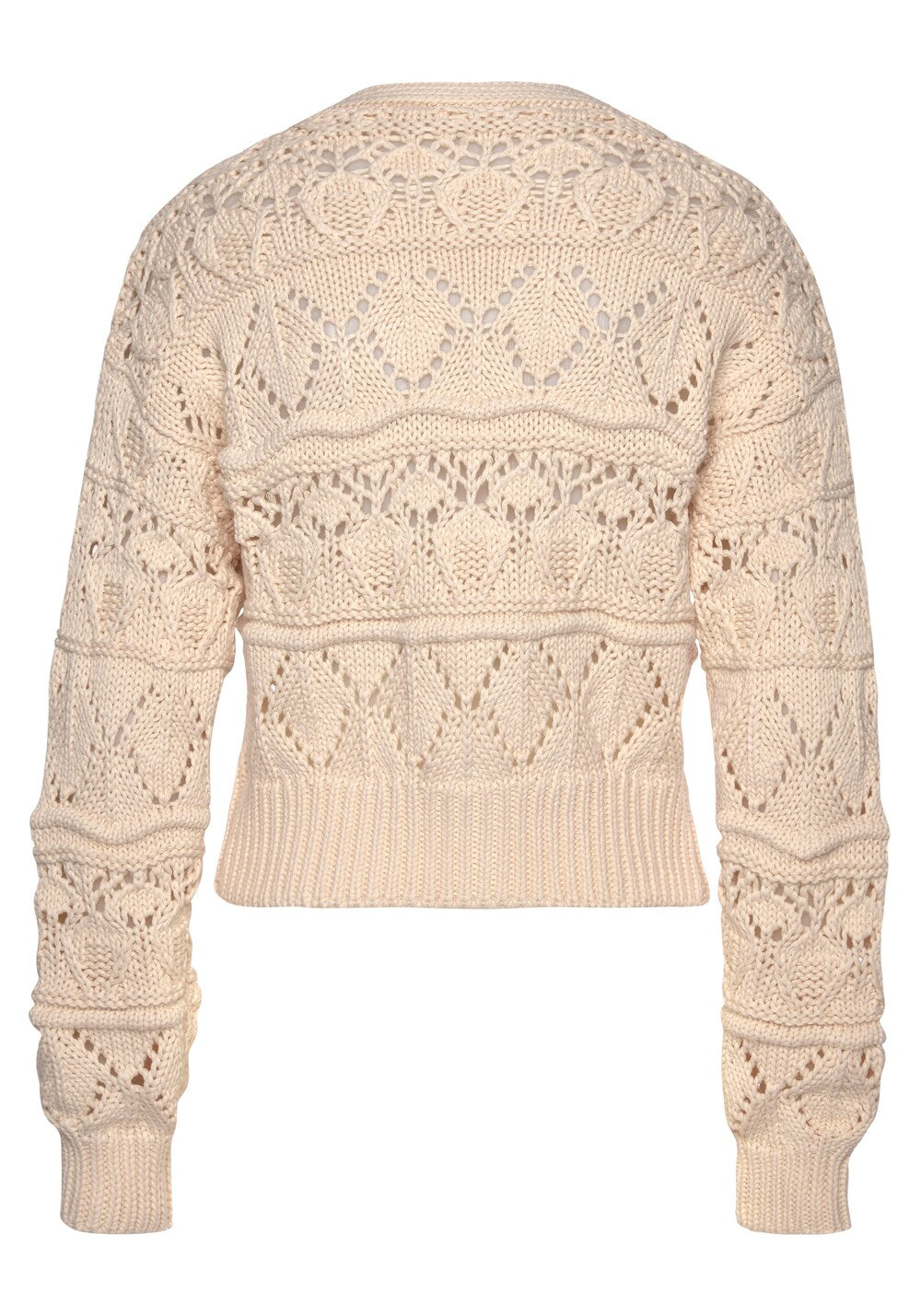 Knitted cardigan Vivance, cream