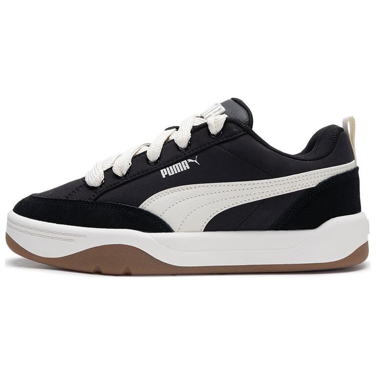 Puma Park Lifestyle Skateboarding Shoes Unisex Low-top Black/white, white