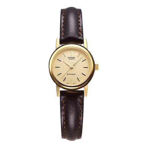 CASIO Female DRESS Japan / South Korea Fashion Gold Analog watch, yellow