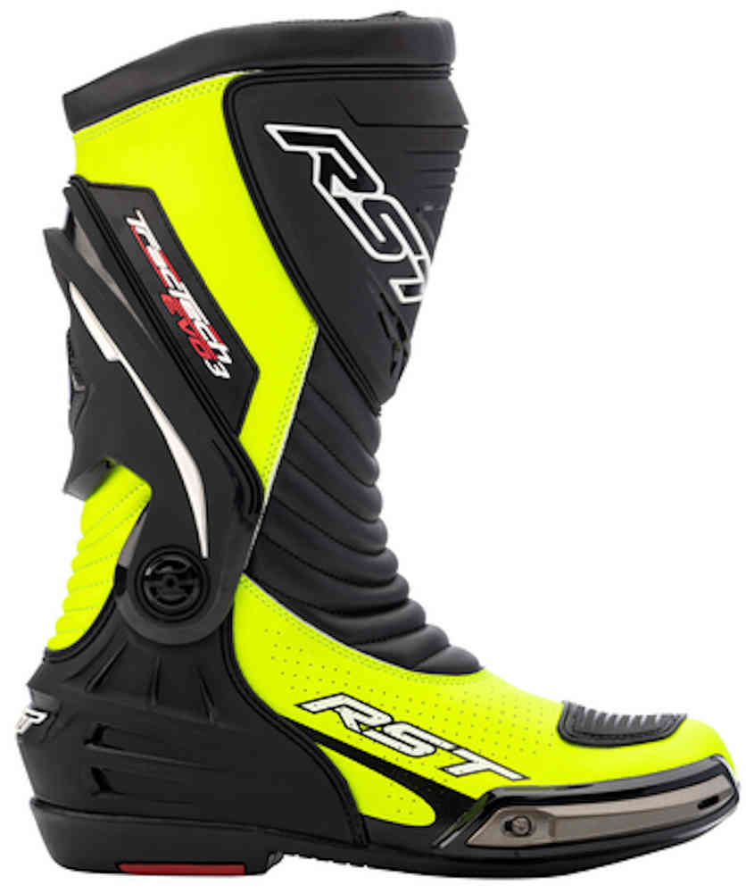 Tractech Evo III RST Sports Motorcycle Boots, Yellow/Black