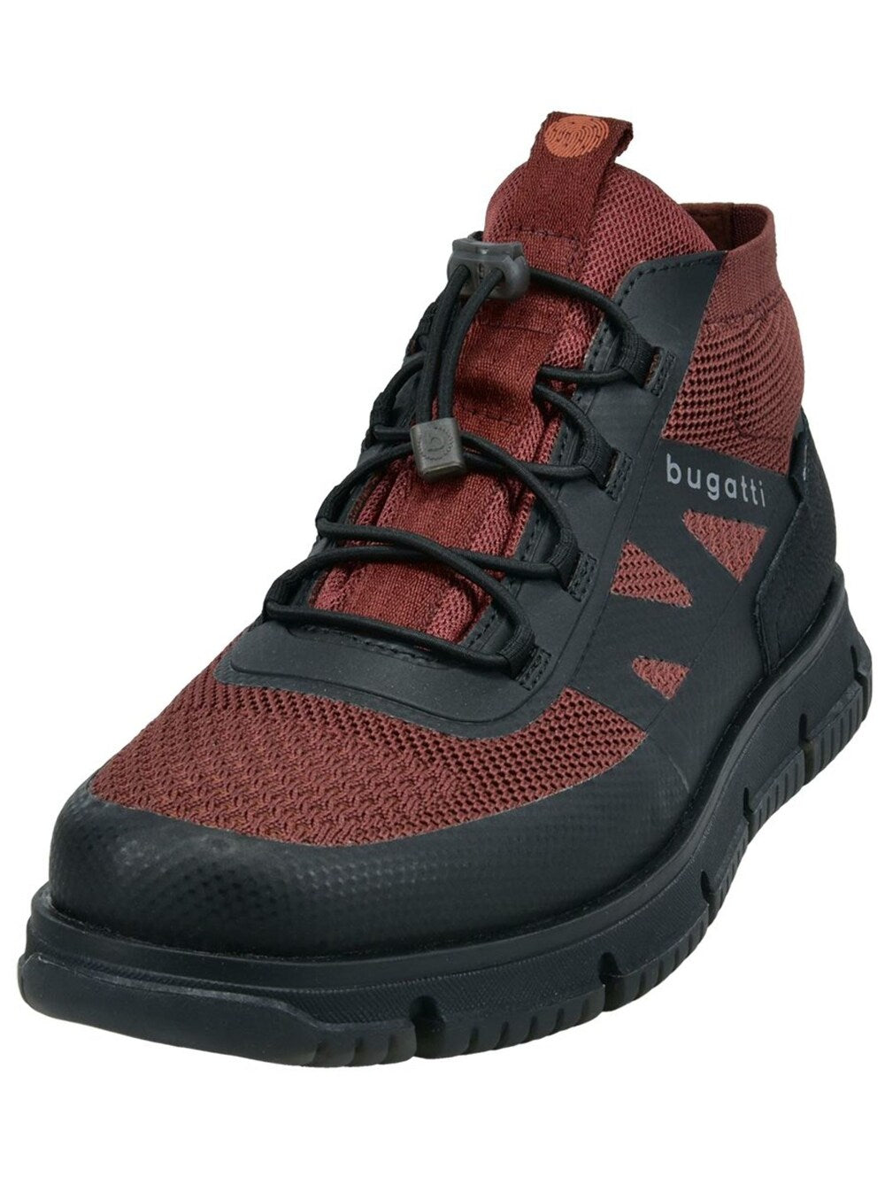 Bugatti lace-up sports shoes, dark red