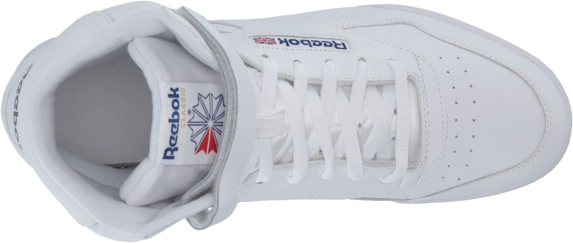 Ex-O Fit Hi High Top Reebok Sneakers, Int/White