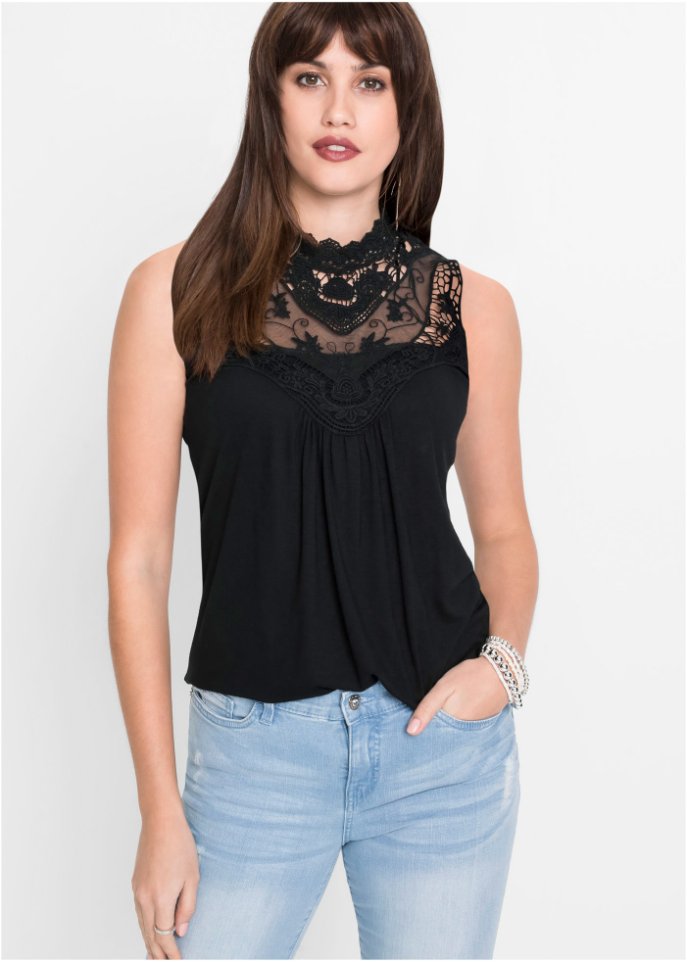 Bodyflirt shirt-blouse, black