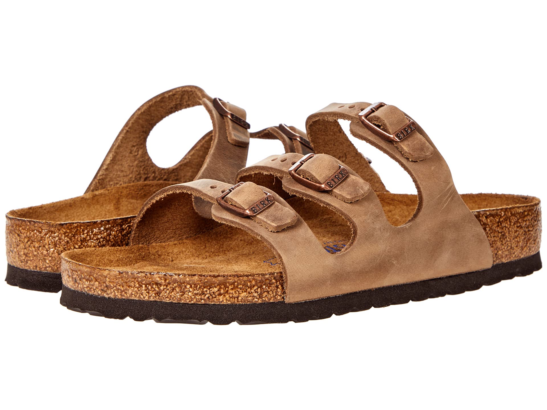 Birkenstock Florida Soft Footbed Sandals - Oiled Leather