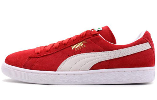 حذاء Puma Suede Classic Team Regal باللون الأحمر