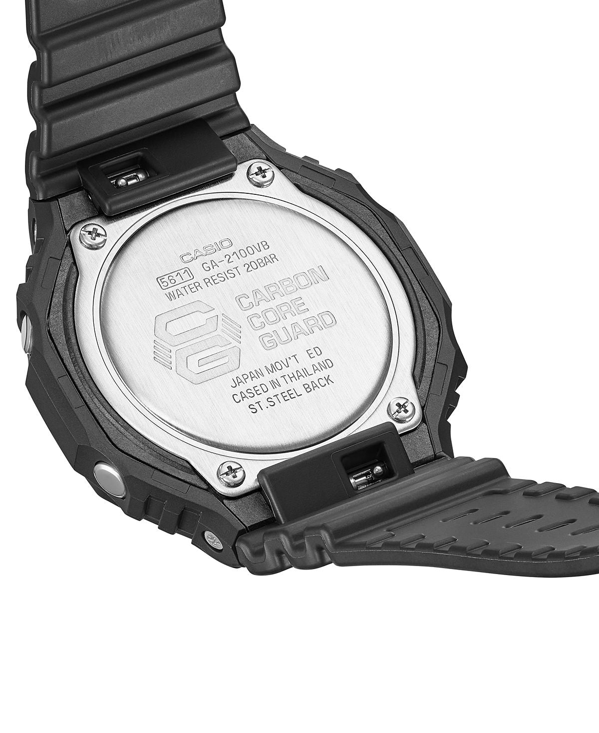 Men's watch with black polymer strap, 45.4 mm G-Shock